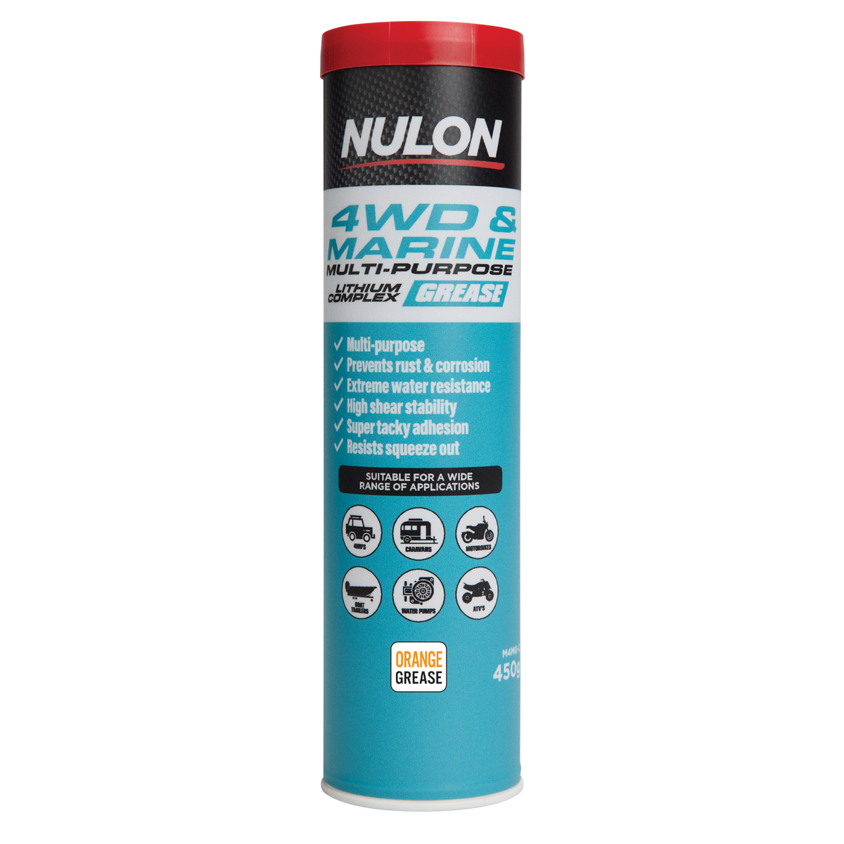 Nulon 4WD and Marine Multi-Purpose Grease 450gm Lithium Complex
