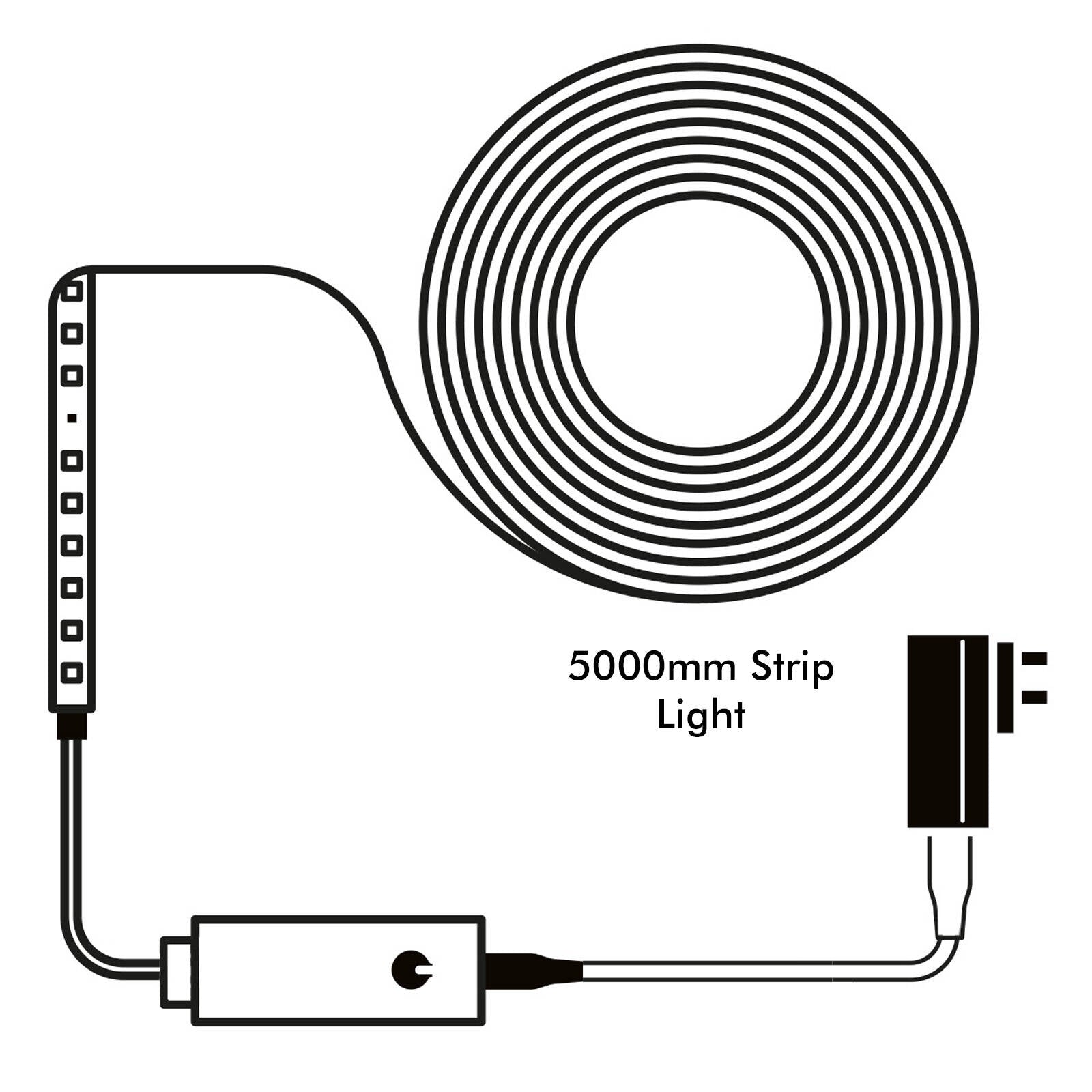 Arlec 5m LED Strip Light 800lm CCT IP44 Indoor Outdoor ALD541CCT