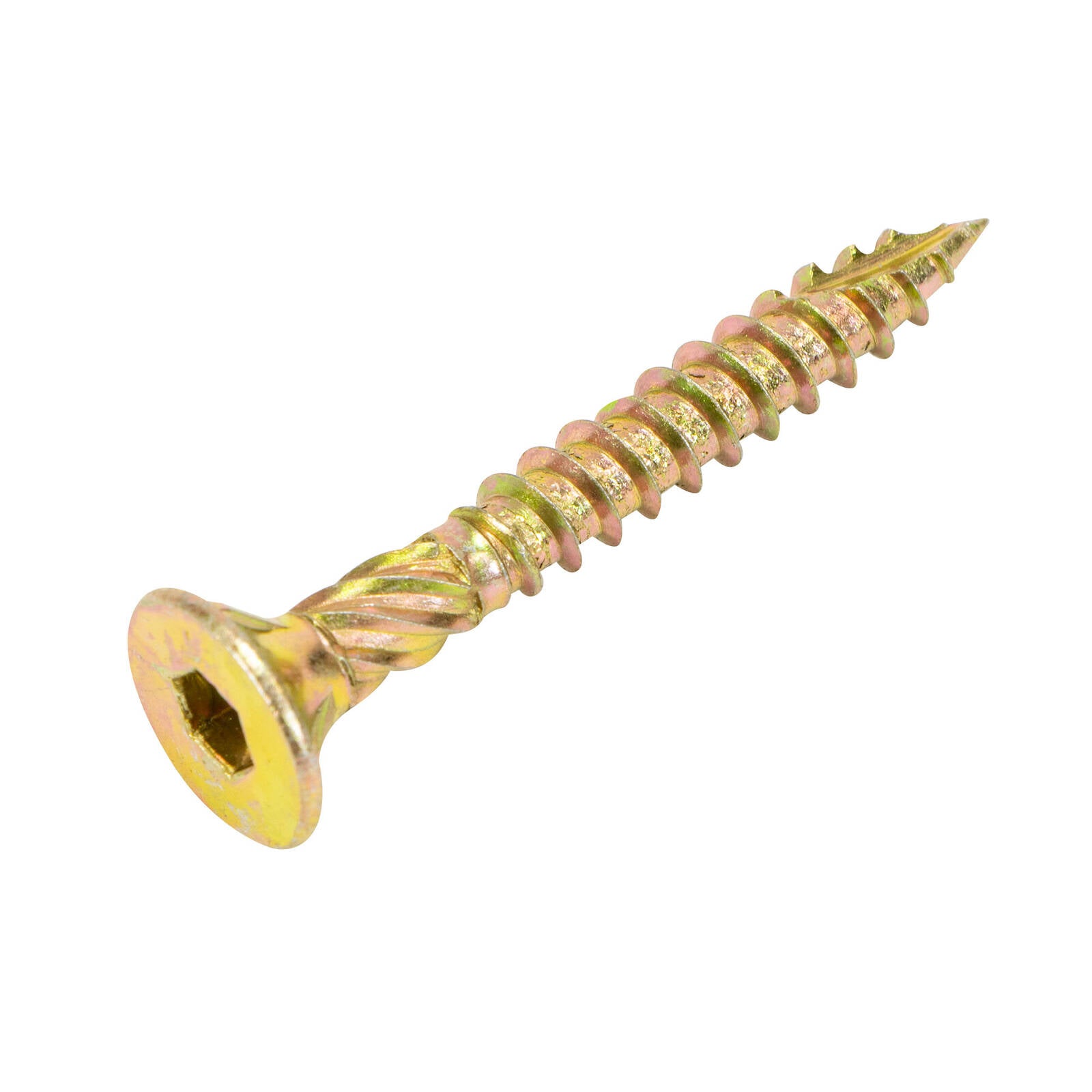 Titan 14g x 50mm Zinc Gold Bugle Head Timber Batten Screw - 25 Pack