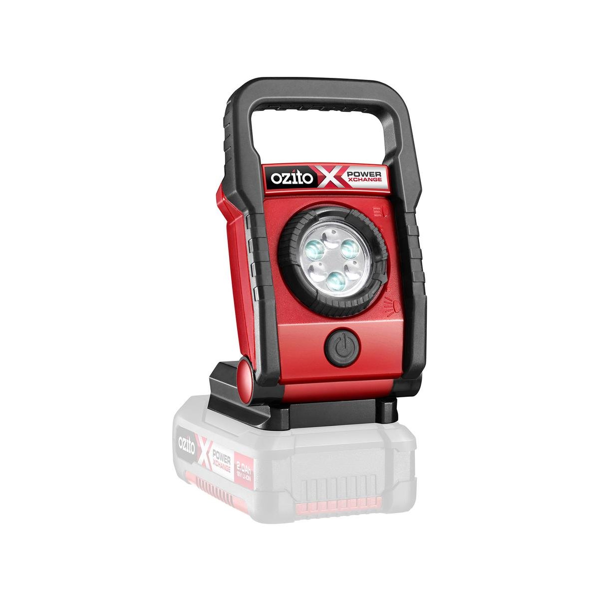 Ozito PXC 18V Cordless LED Worklight PXWLS-800 - 3 LED, Skin Only