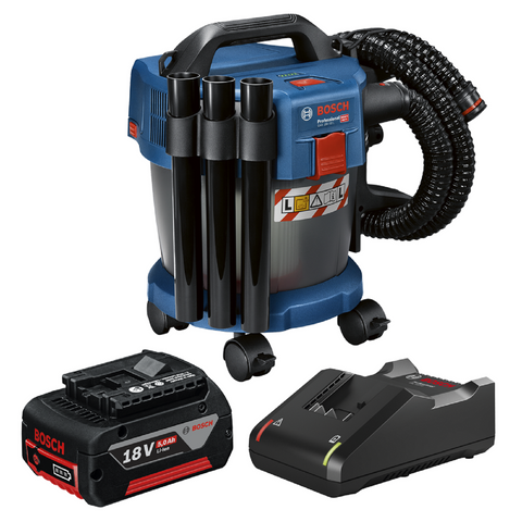 Bosch 18V Professional Vacuum 10L - Cordless - HEPA Filter - 5.0Ah Kit - SuperSaverAU - view 1