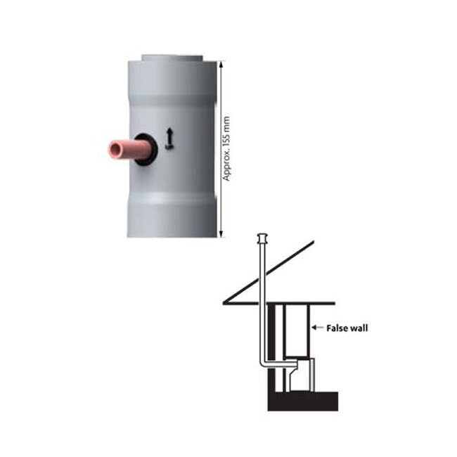 Rinnai condensate trap for Energysaver flued systems - Includes drain tube - Suits 309FT and 559FT - ESCONDK