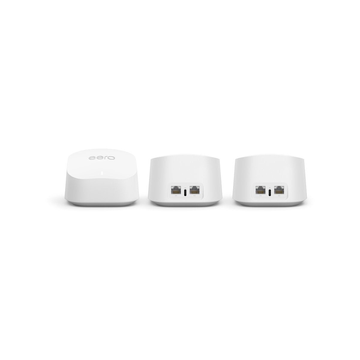 eero 6+ Mesh Dual Band Wi-Fi 6 Router & Extenders R010315 - 3 Pack, 1 Gbps, White