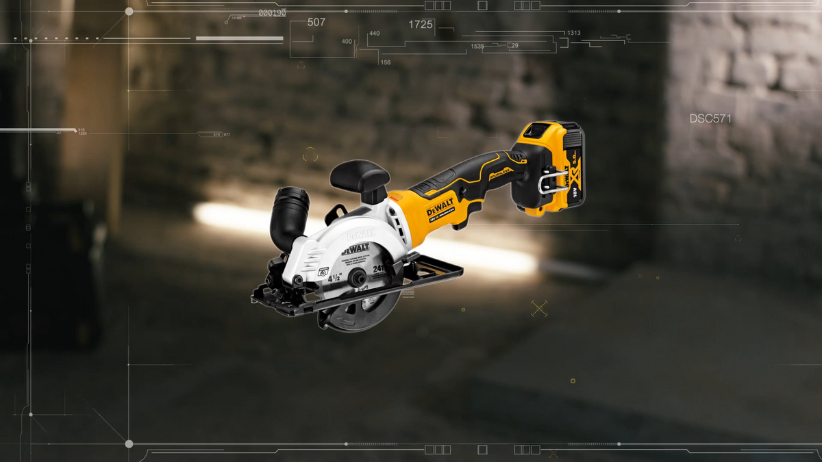 DeWALT 18V XR Li-Ion Brushless 115mm Circular Saw Skin Only DCS571N-XE