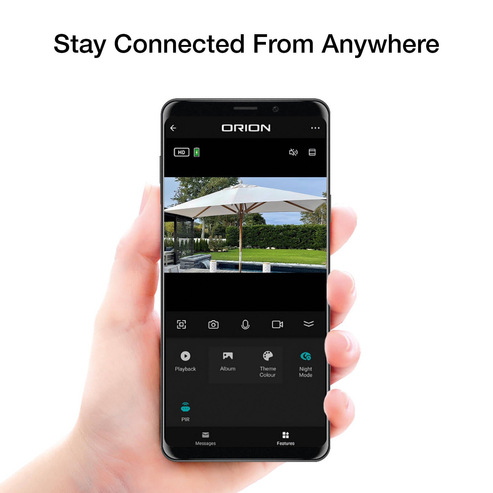 Orion Grid Connect 2K 3MP Smart Wireless Rechargeable Security Camera SC089HA