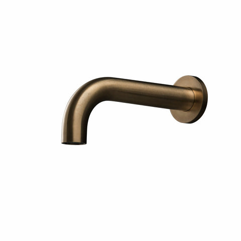 Rogerseller Tonic 150mm wall bath outlet - Brushed Gold finish - wall mounted bath filler - 3606015514