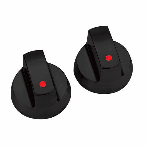 Gasmate Replacement BBQ Knobs - 2 Pack - Black - Plastic - Durable - SuperSaverAU - view 1