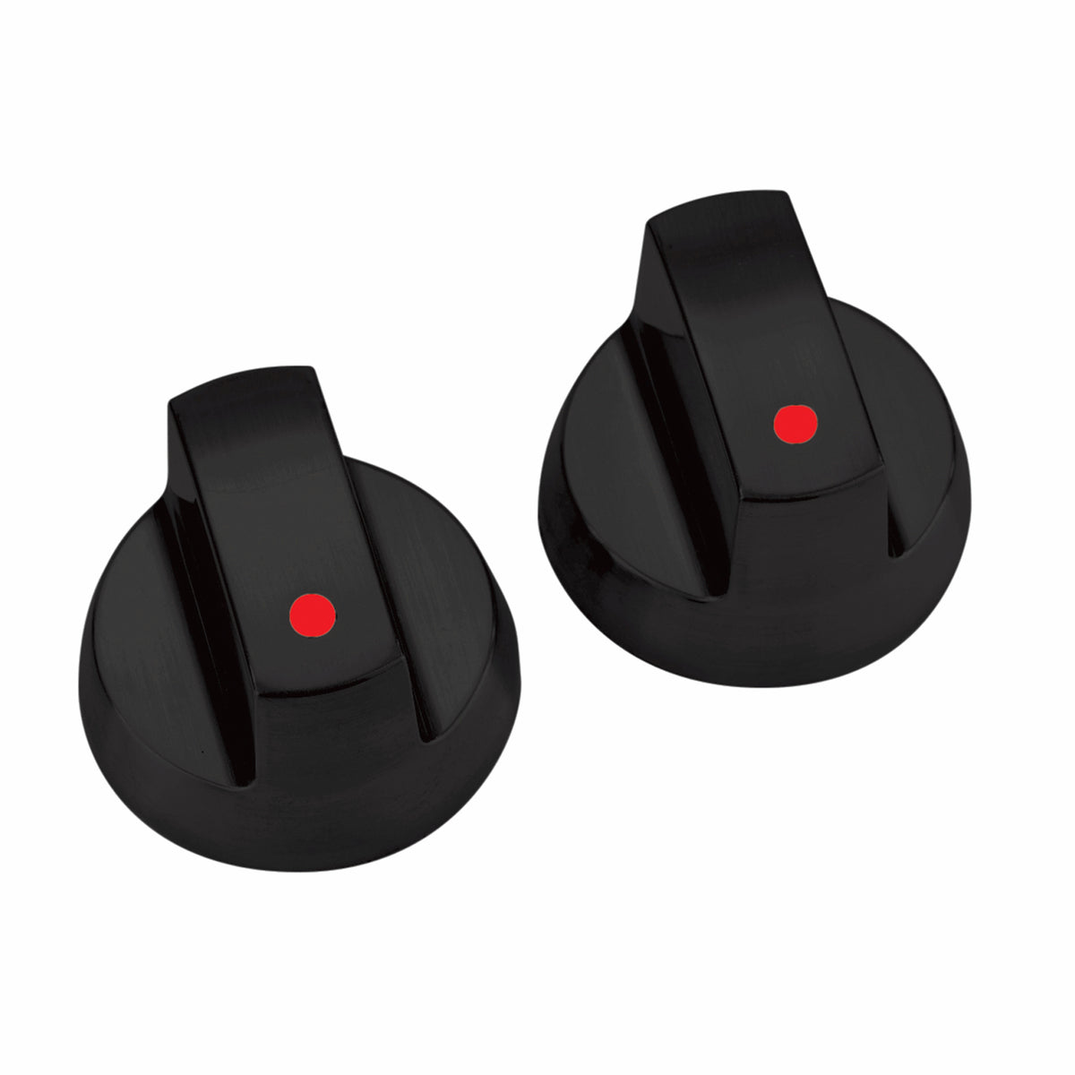 Gasmate Black Replacement BBQ Knobs - 2 Pack, Universal Fit