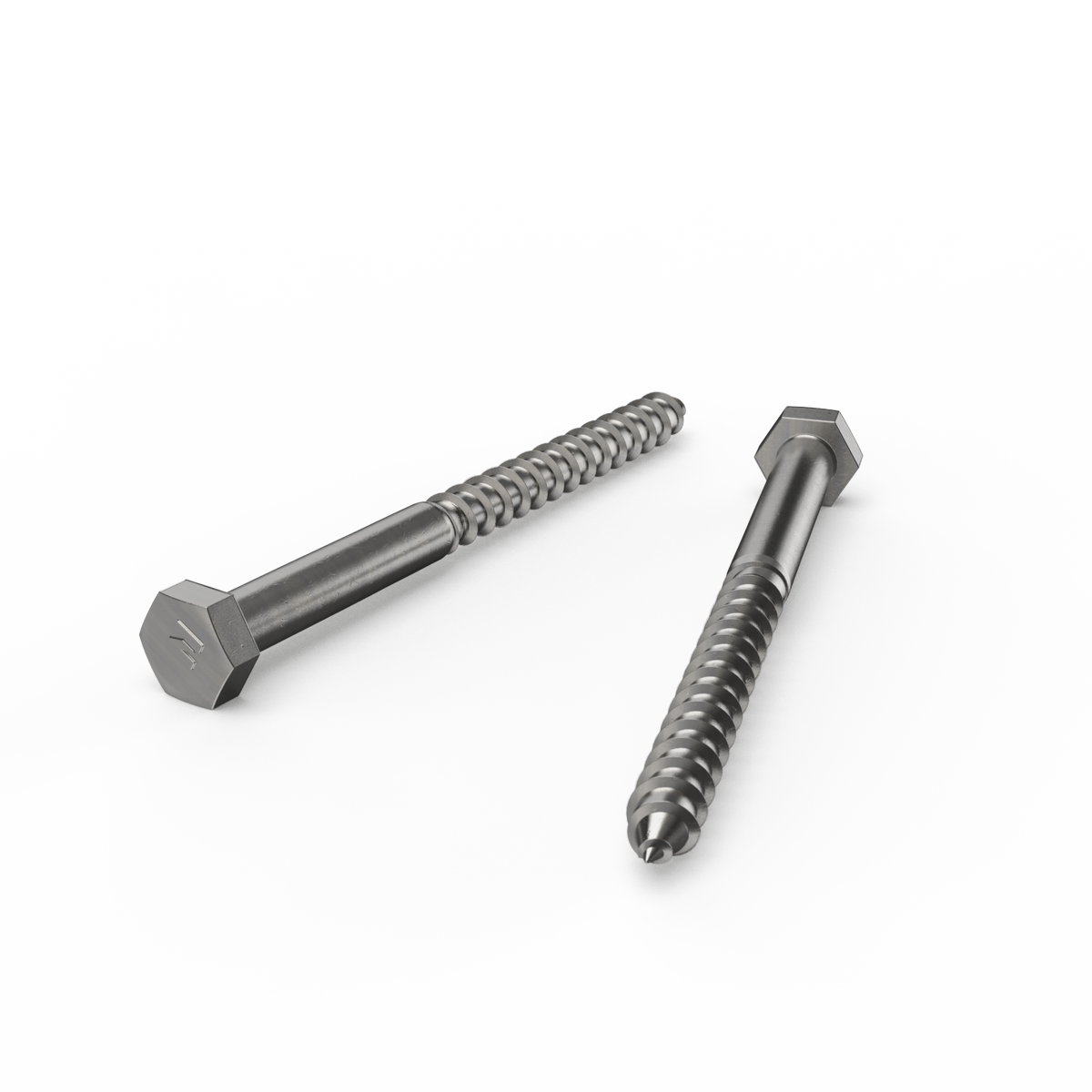Zenith Hex Head Coach Screws M10 x 130mm Stainless Steel 12 Pack - SuperSaverAU - view 2
