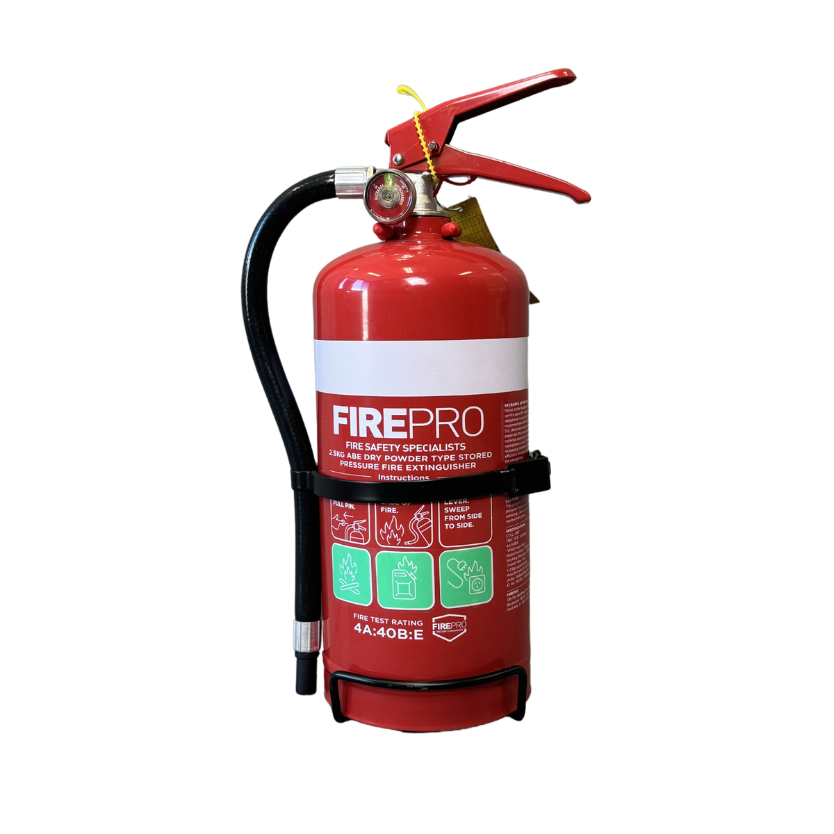 FirePro 2.5kg Dry Powder Fire Extinguisher Red