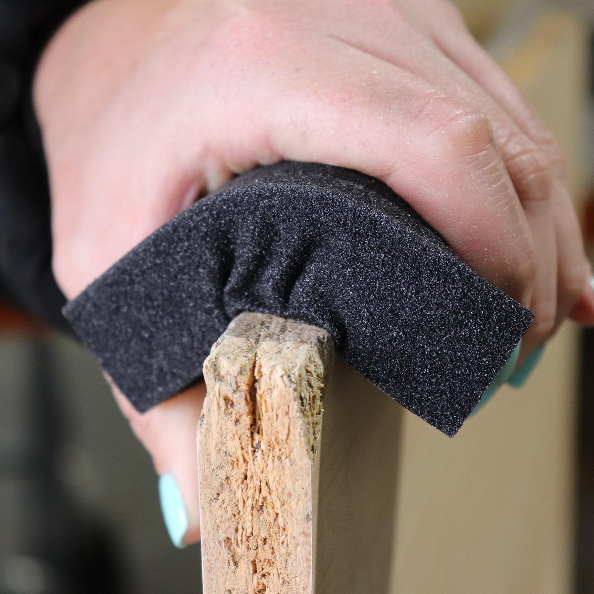Rocket Medium Sanding Sponge 100 x 70 x 25mm, Flexible Block for Wood & Plaster