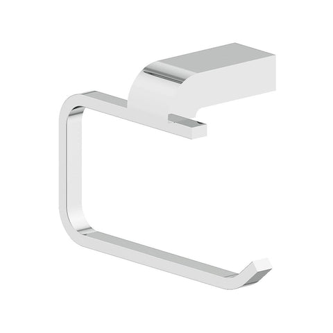Gareth Aston Chrome Bath Access Toilet Roll Holder - Brushed Nickel - 146mm x 99mm x 70mm - Modern Design - SuperSaverAU - view 1