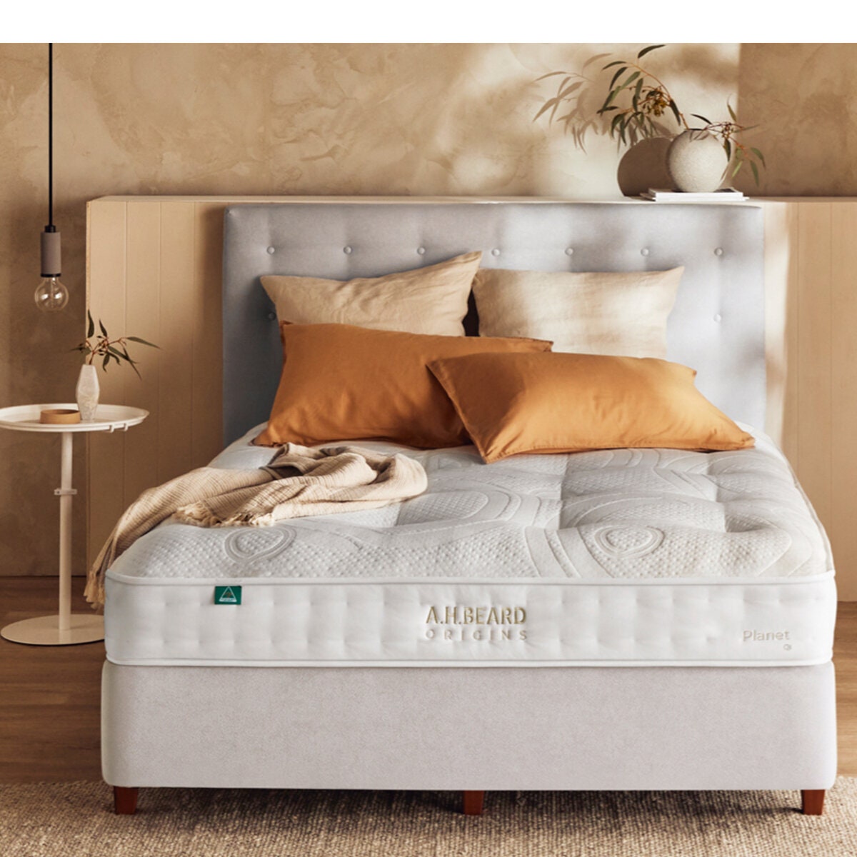 A.H. Beard Origins Planet QI Medium Long Single Mattress - Australian Wool Blend - SILF12MLSG