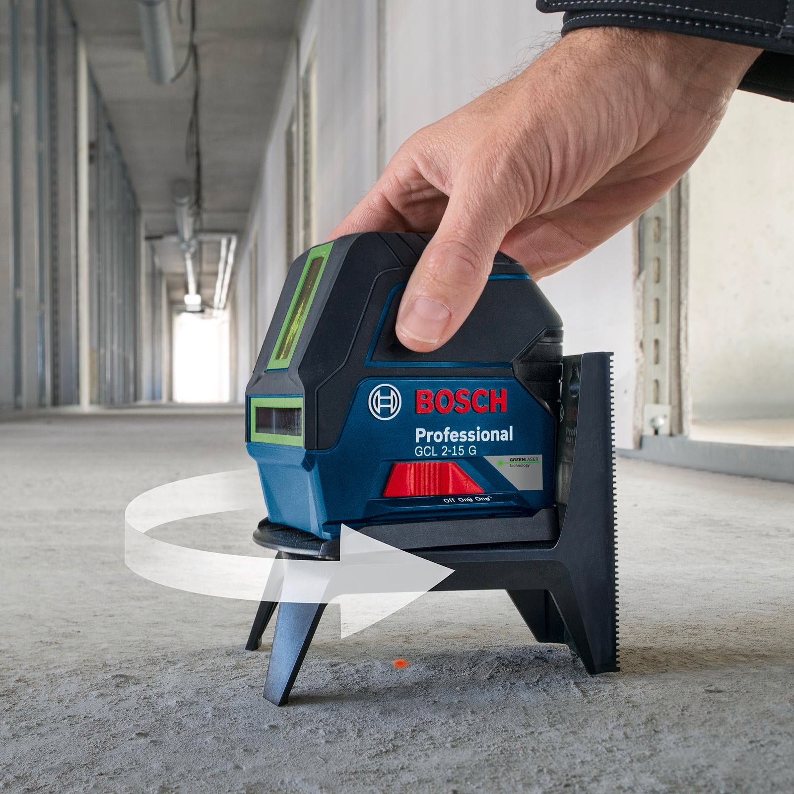 Bosch Professional GCL 2-15 Combi Laser with Plumbs, 15m, Indoor & Outdoor, Case Included 0601066J00