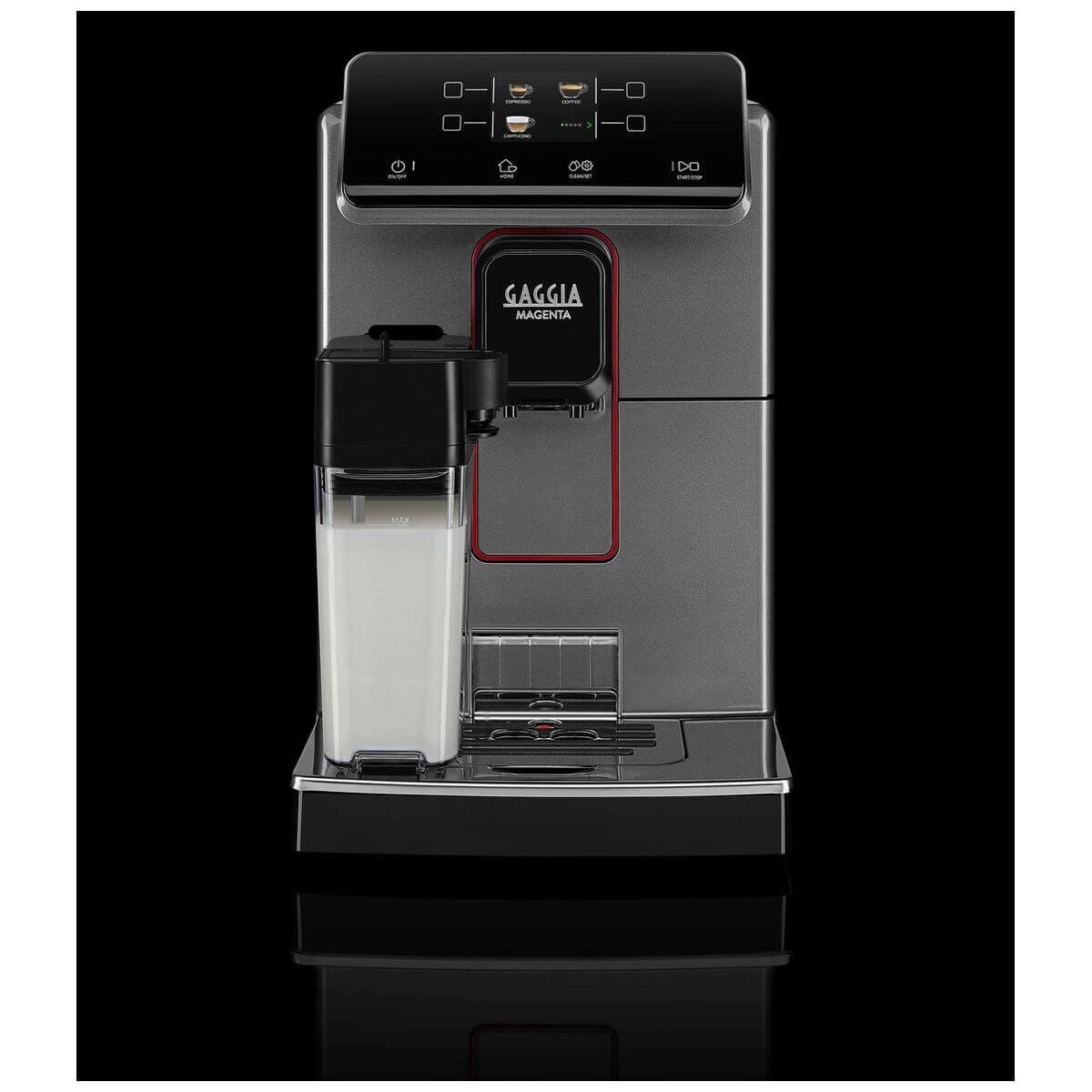 Gaggia Magenta Prestige Automatic Coffee Machine - Integrated Milk Carafe, Glazed Grey - EG6603-90