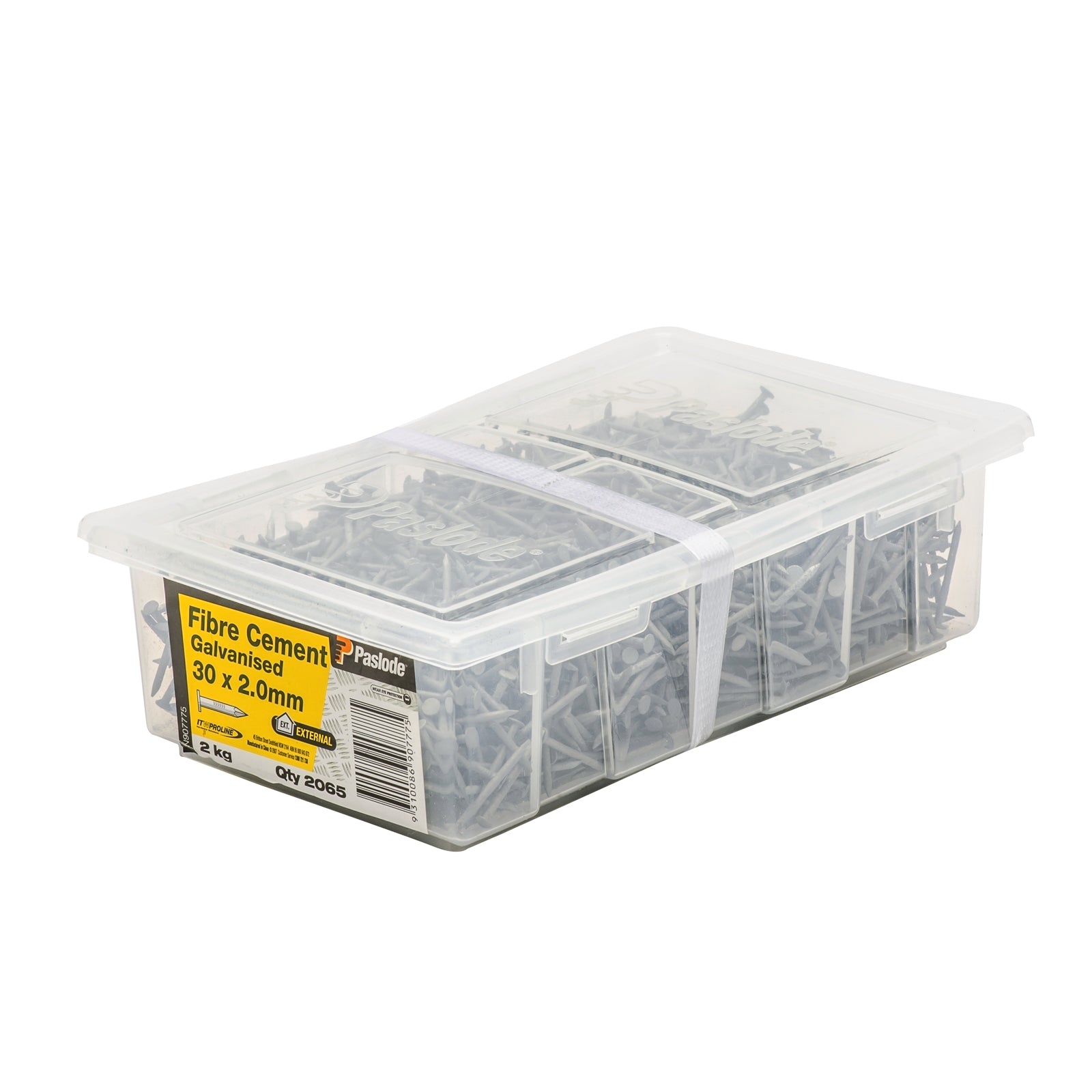 Paslode 30 x 2mm 2kg Galvanised Steel Fibre Cement Nails - 2065 Pack