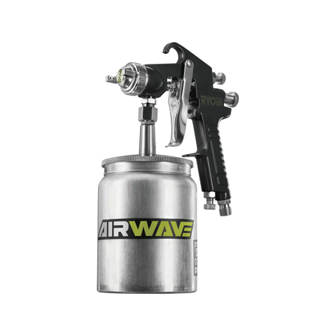 Ryobi Airwave 600ml Suction Feed Spray Gun 58psi