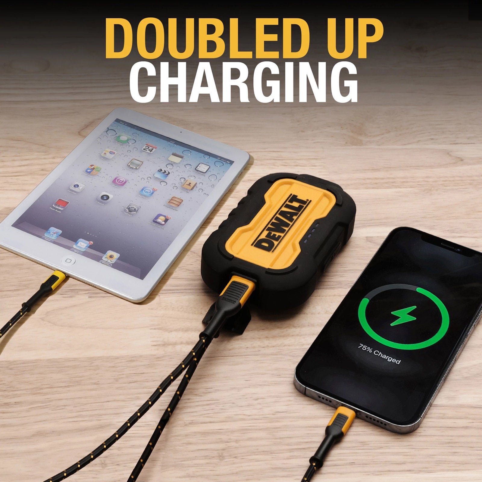 DeWALT 10,000mAh 2-Port Powerbank 2151643DWE