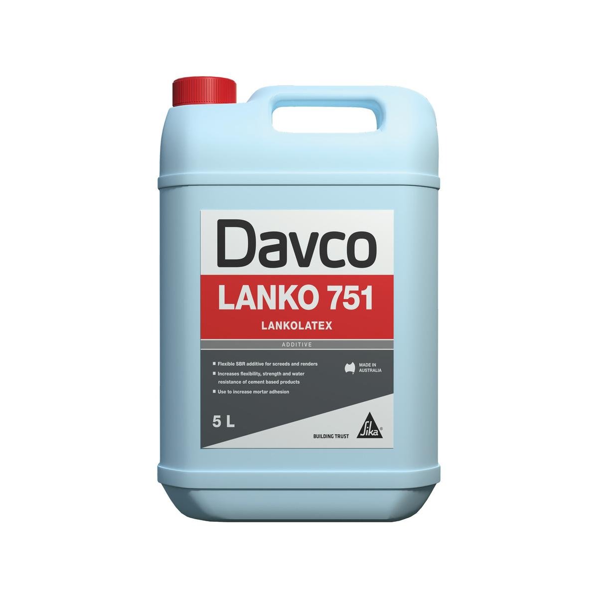 Davco Lankolatex 751 SBR Latex Additive 5L White Flexible Additive