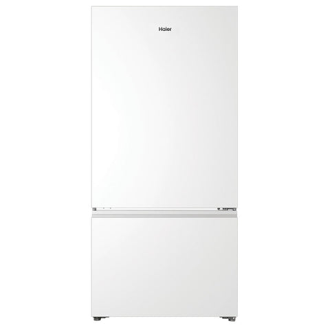 Haier 517L Bottom Mount Fridge - White, 5.5 Star Energy, Fingerprint-Resistant Finish - HRF510BW