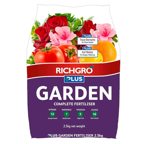 Richgro Plus Garden Complete 2.5kg Granular Fertiliser For Healthy Plants - SuperSaverAU - view 1