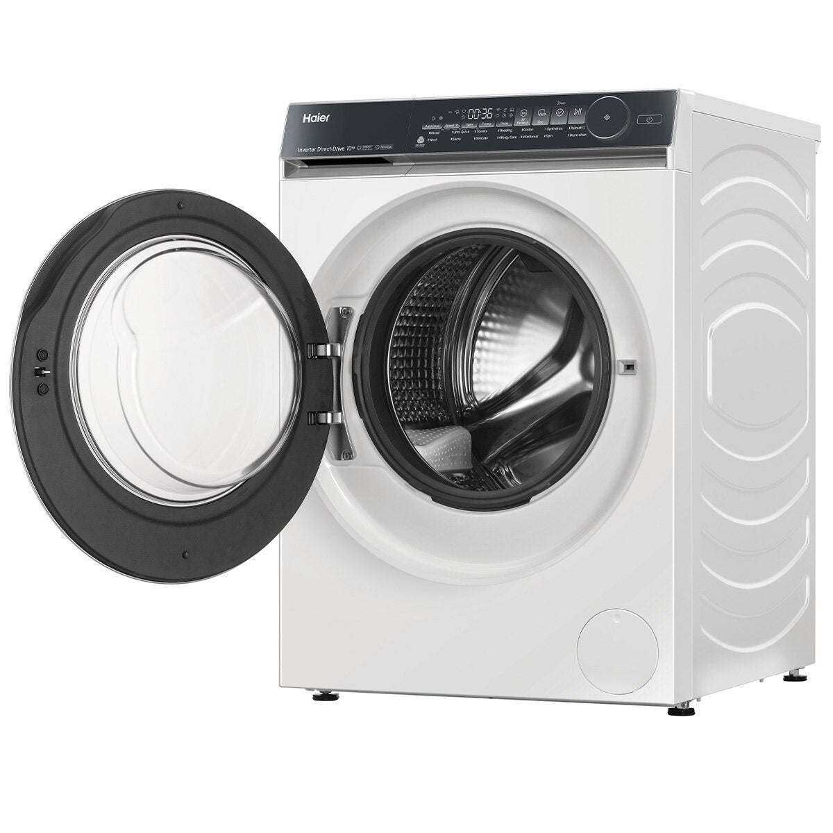 Haier 500 Series 10kg Front Loader - White, Auto Dose, UV Protect, 5 Star Energy - HWF10NW1