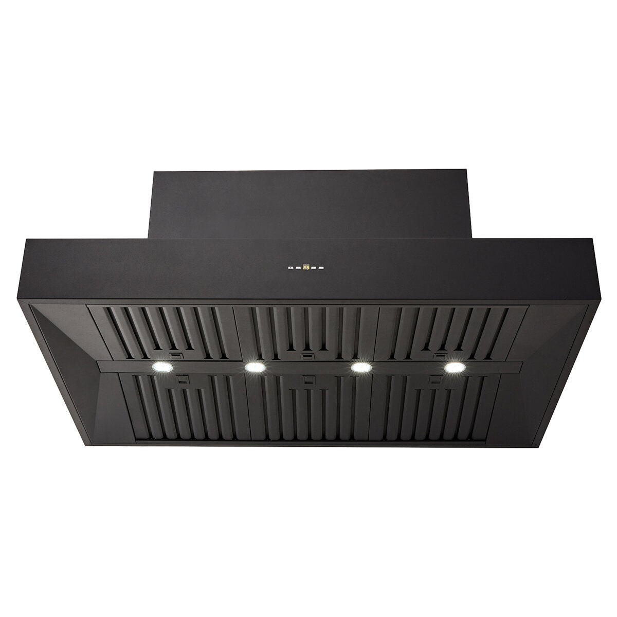 Schweigen 120cm Wall Mounted BBQ Rangehood - Black, 3200m³/h, Single External Motor - CL7372BSEPAK