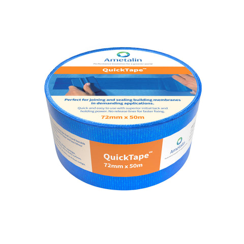 Ametalin 72mm x 50m Woven Polymer Fabric QuickTape QT-7250