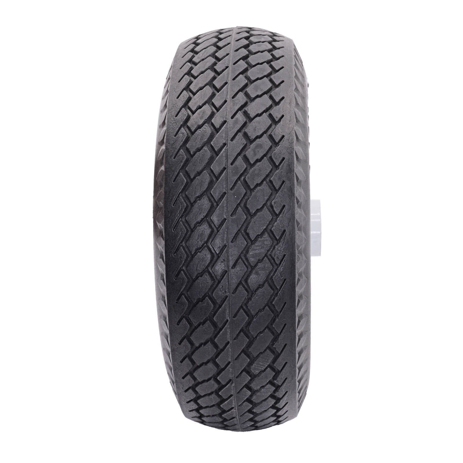 Easyroll 3.5 x 4" Flat Free Puncture Proof Trolley Wheel, 5/8" Axle, 80kg