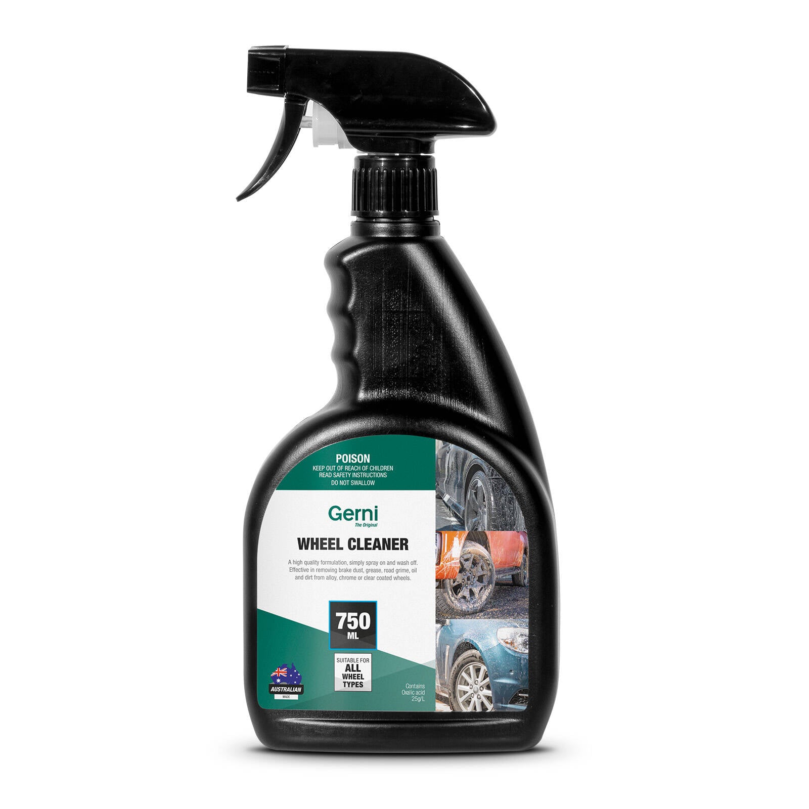 Gerni 750ml Wheel Cleaner - For Alloy, Chrome and Clear-Coated Wheels