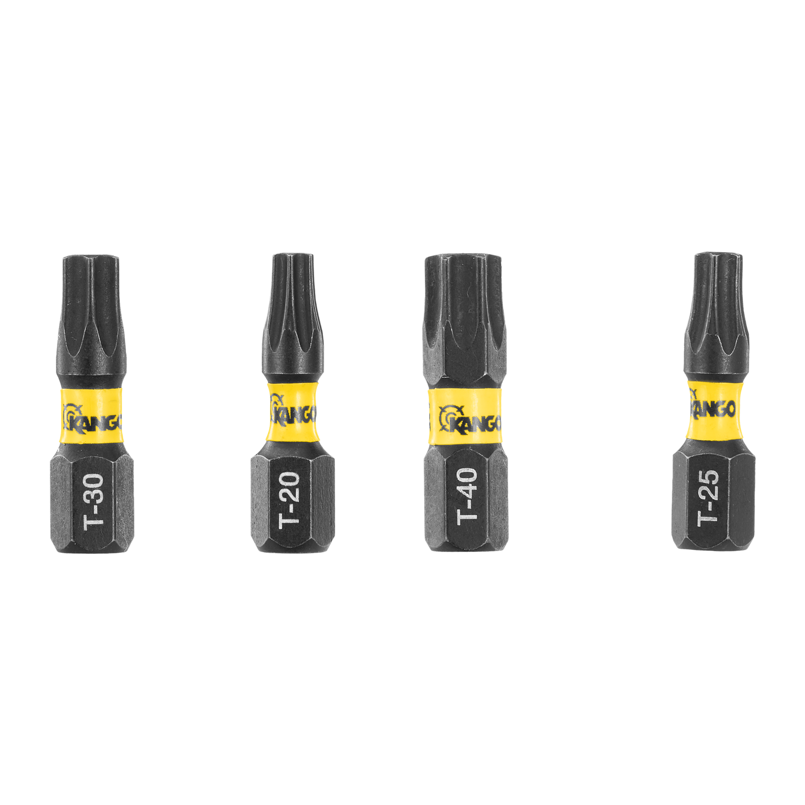 Kango 25mm TX Mix Hypertorque Impact Driver Insert Bits 20 Pack KYIDBTXM25202