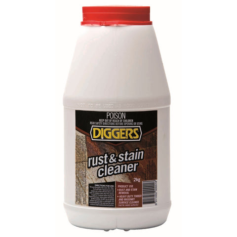 Diggers 2kg Rust and Stain Cleaner, Oxalic Acid Powder