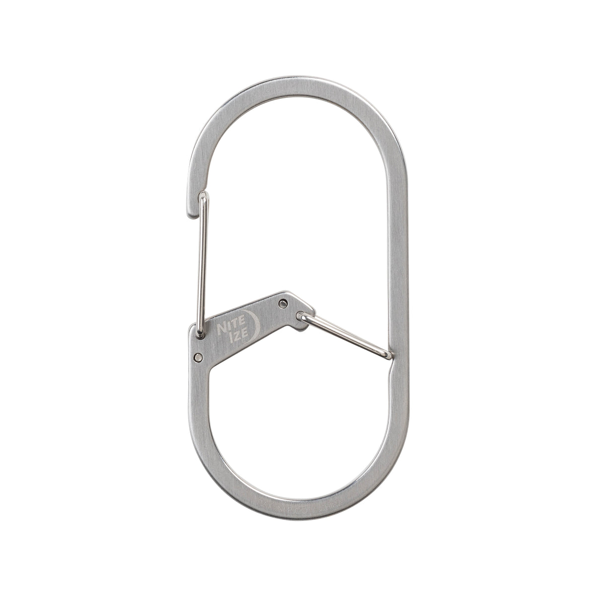 Nite Ize G-Series Dual Chamber Carabiner No. 4, Stainless Steel
