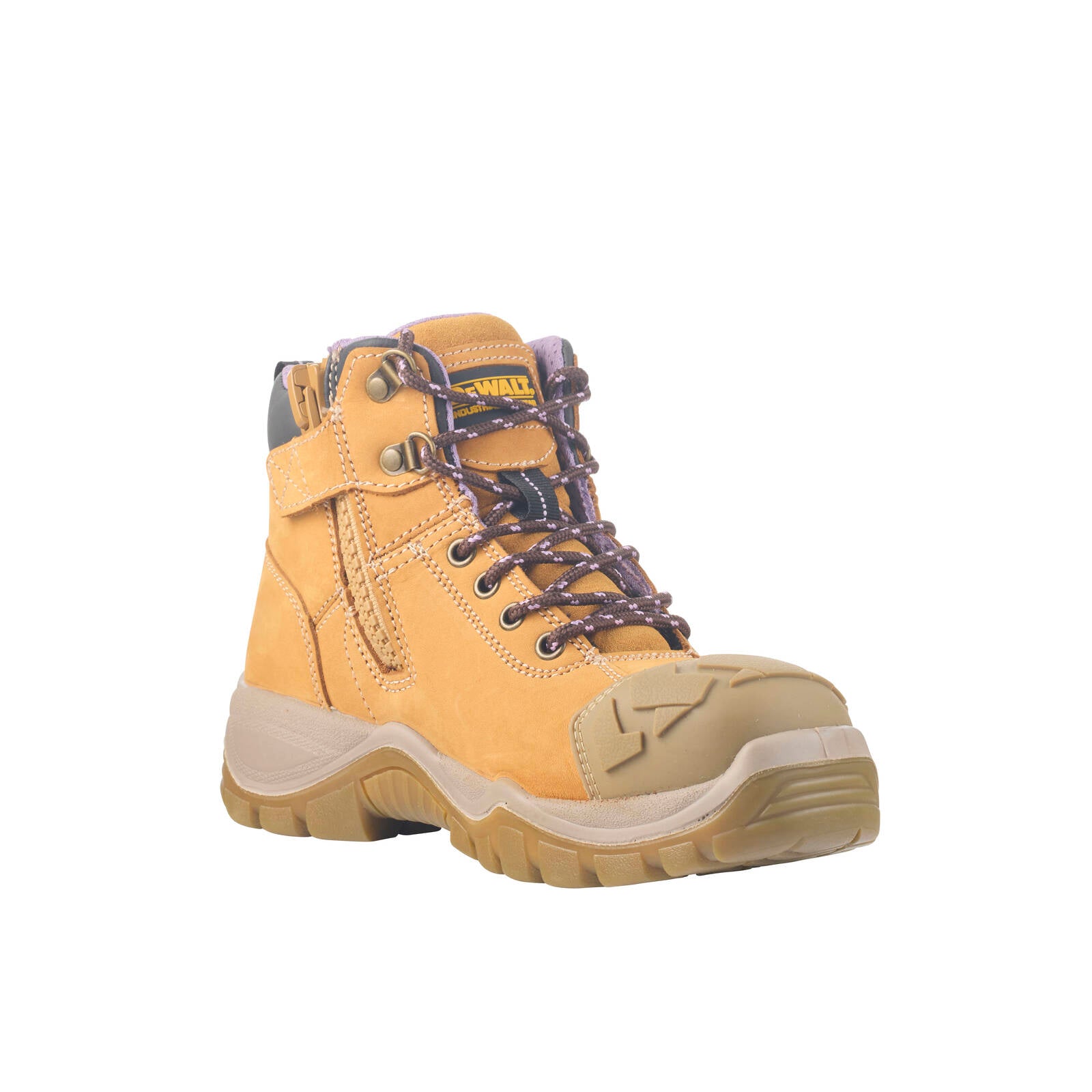 DeWALT Women's Wheat Ashton Pro Steel Cap Work Boot Size 6 - Water Resistant Nubuck, SRC