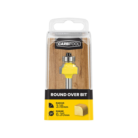 Carbitool 3.18mm Radius Round Over Router Bit