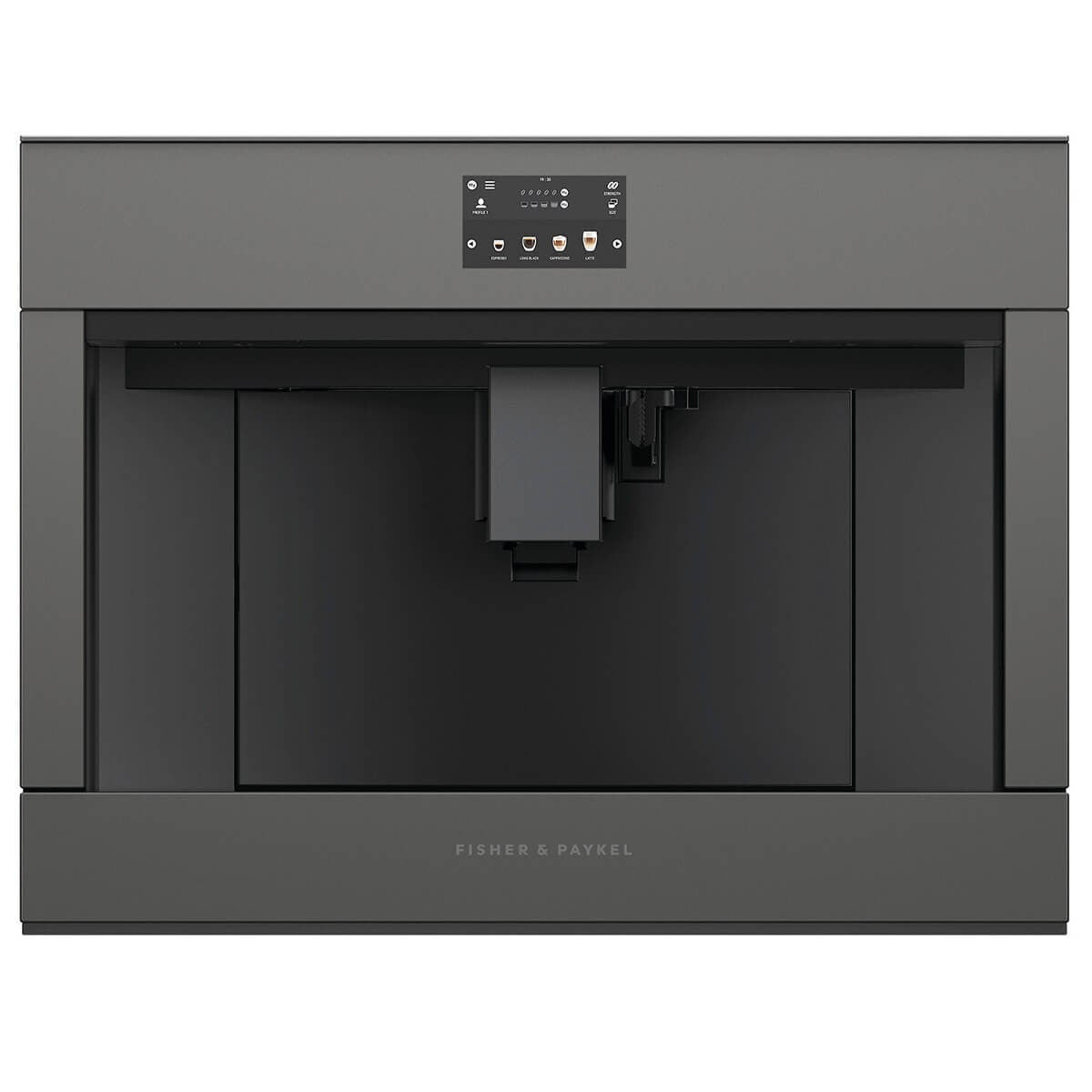 Fisher & Paykel Series 9 60cm minimal built-in coffee maker - 13 coffee options, self-cleaning - EB60MSG1