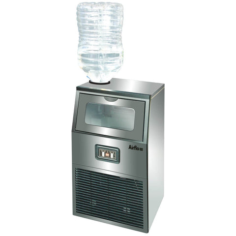 Airflo 30kg Ice Maker - Stainless Steel - Touch Control, Plumbed or Water Bottle Fill - ZB30