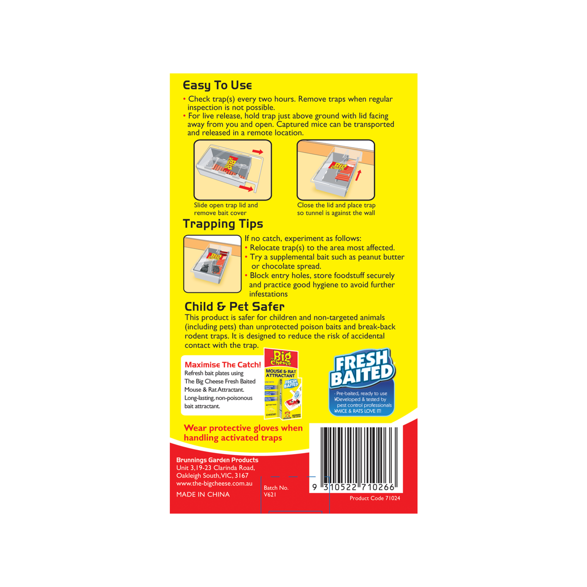 The Big Cheese Live Multi-Catch Mouse Trap