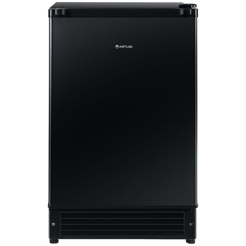 Artusi Freestanding Ice Maker - Matte Black - Crescent Cubes, 5kg Storage Bin - AIM4009B