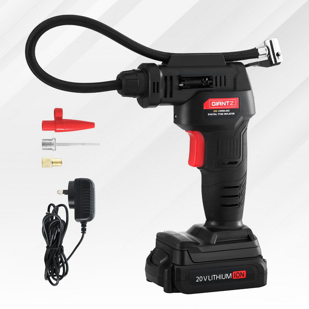Giantz 20V Air Compressor 120PSI Electric Portable Air Inflator LED Light - SuperSaverAU - view 7