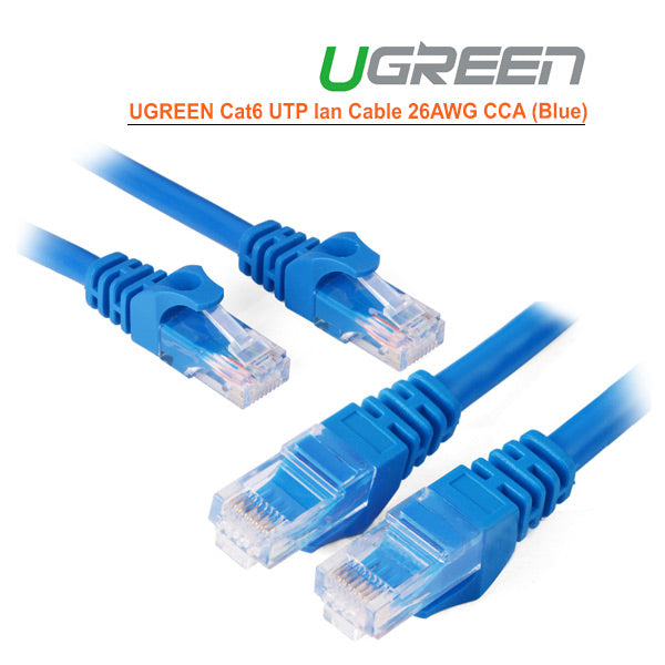 UGREEN Cat6 UTP LAN Cable 10M 26AWG - Blue