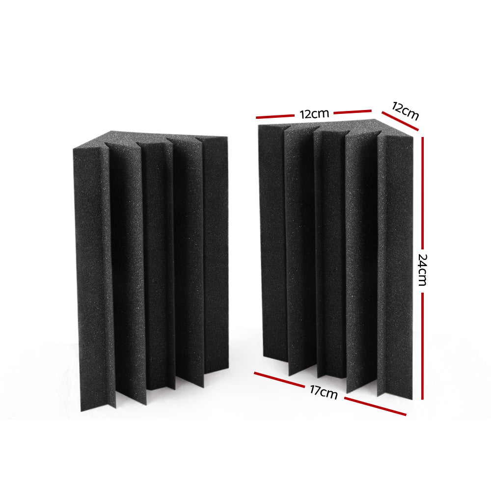 Alpha Corner Bass Trap Acoustic Foam Panels - 20 Pack