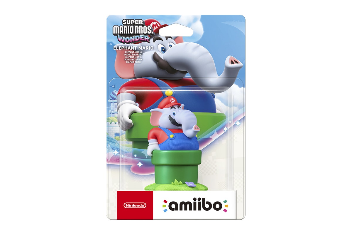 Nintendo amiibo Super Mario Bros Wonder Elephant Mario