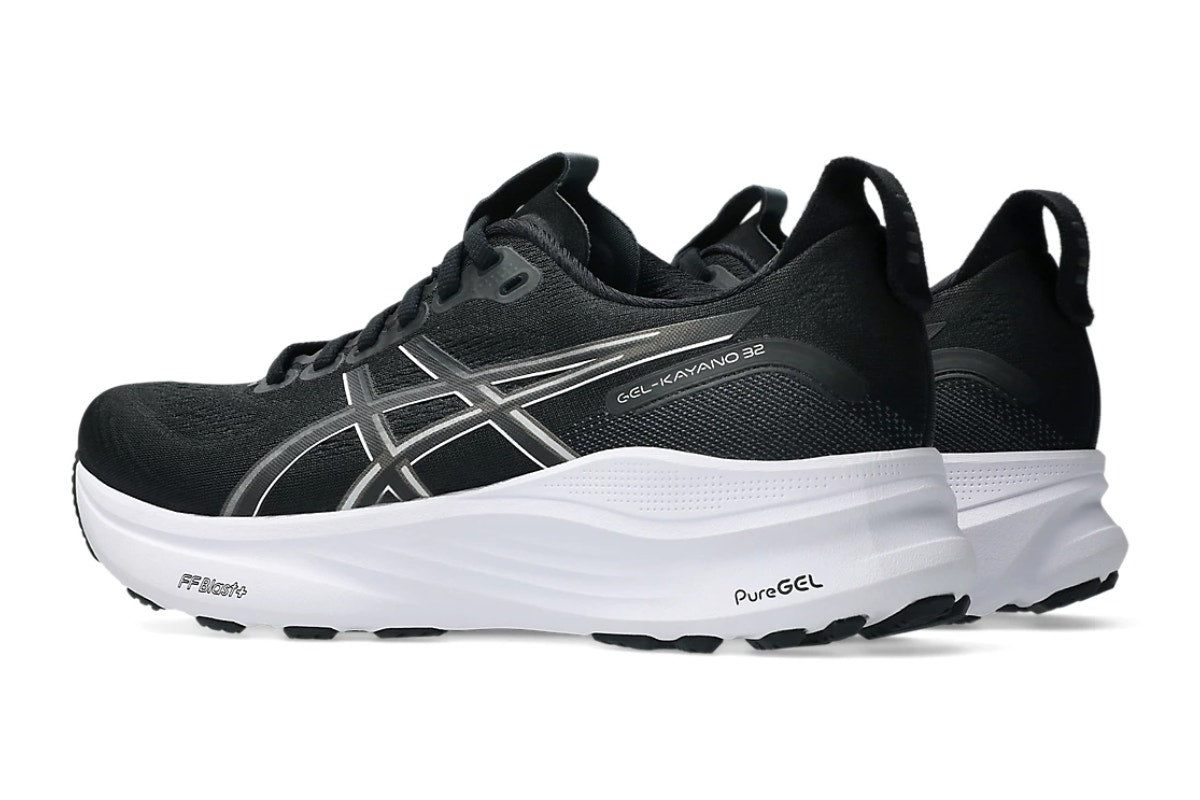 ASICS Women's Gel-Kayano 32 Running Shoes (Black/White, Size 9 US)