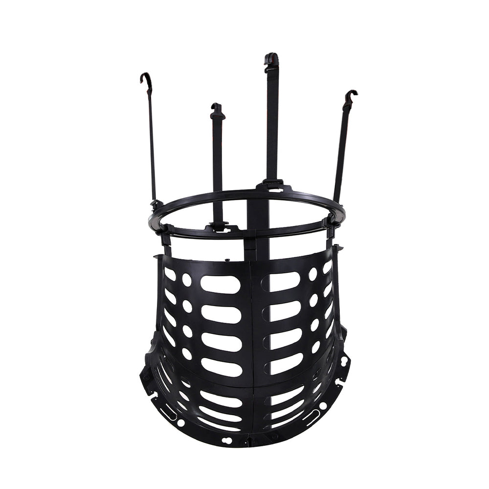 Everfit Basketball Hoop Rebounder with 360° Rotating Ball Return - Black