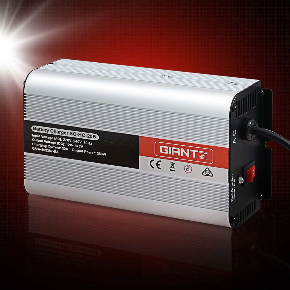 Giantz 20A Battery Charger 12V with Automatic Overcharge Protection, 1.2kg - SuperSaverAU - view 8