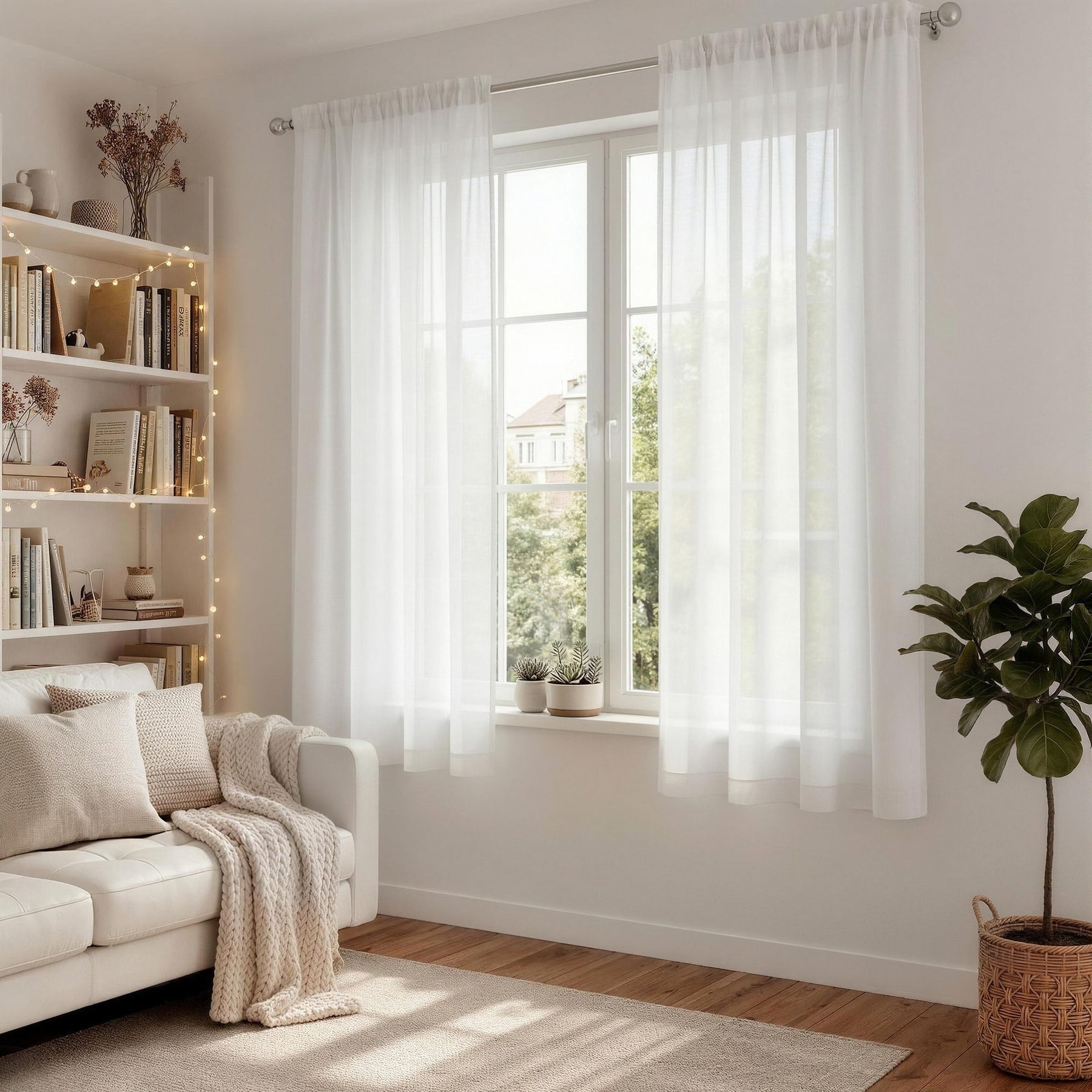 Artiss Blockout Curtains 2X 132x160cm Light Filtering Window Drapes Rod Pocket - SuperSaverAU - view 10