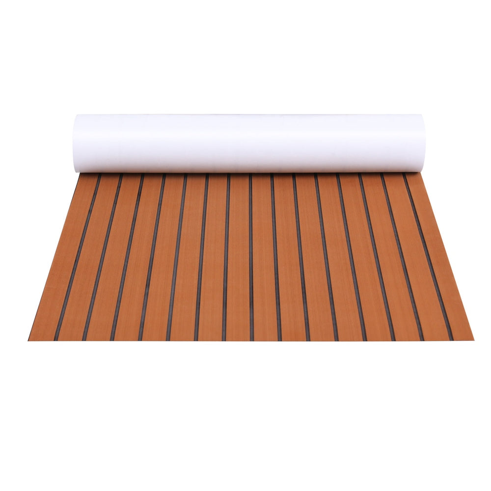 Seamanship EVA Foam Boat Flooring Mat - Dark Brown, 240 x 90cm