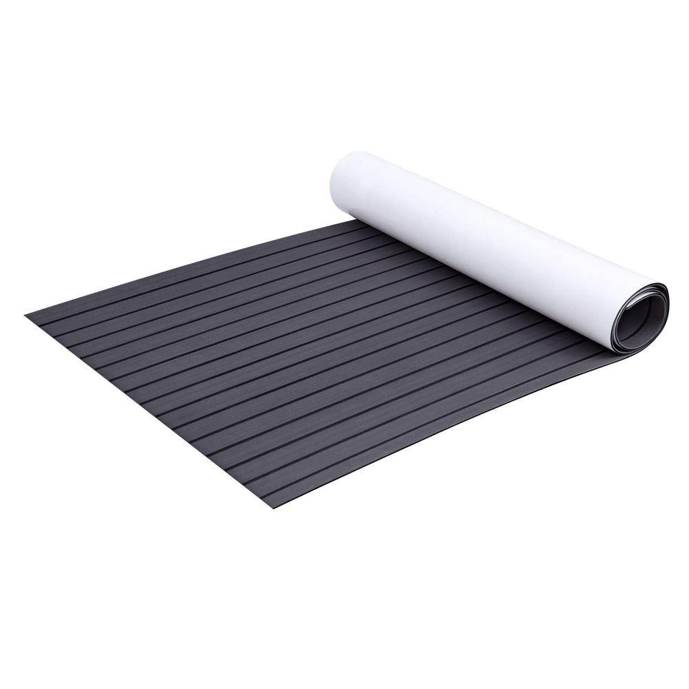 Seamanship EVA Boat Flooring Mat 240x90cm Dark Grey Anti-Slip Weather-Resistant - SuperSaverAU - view 1