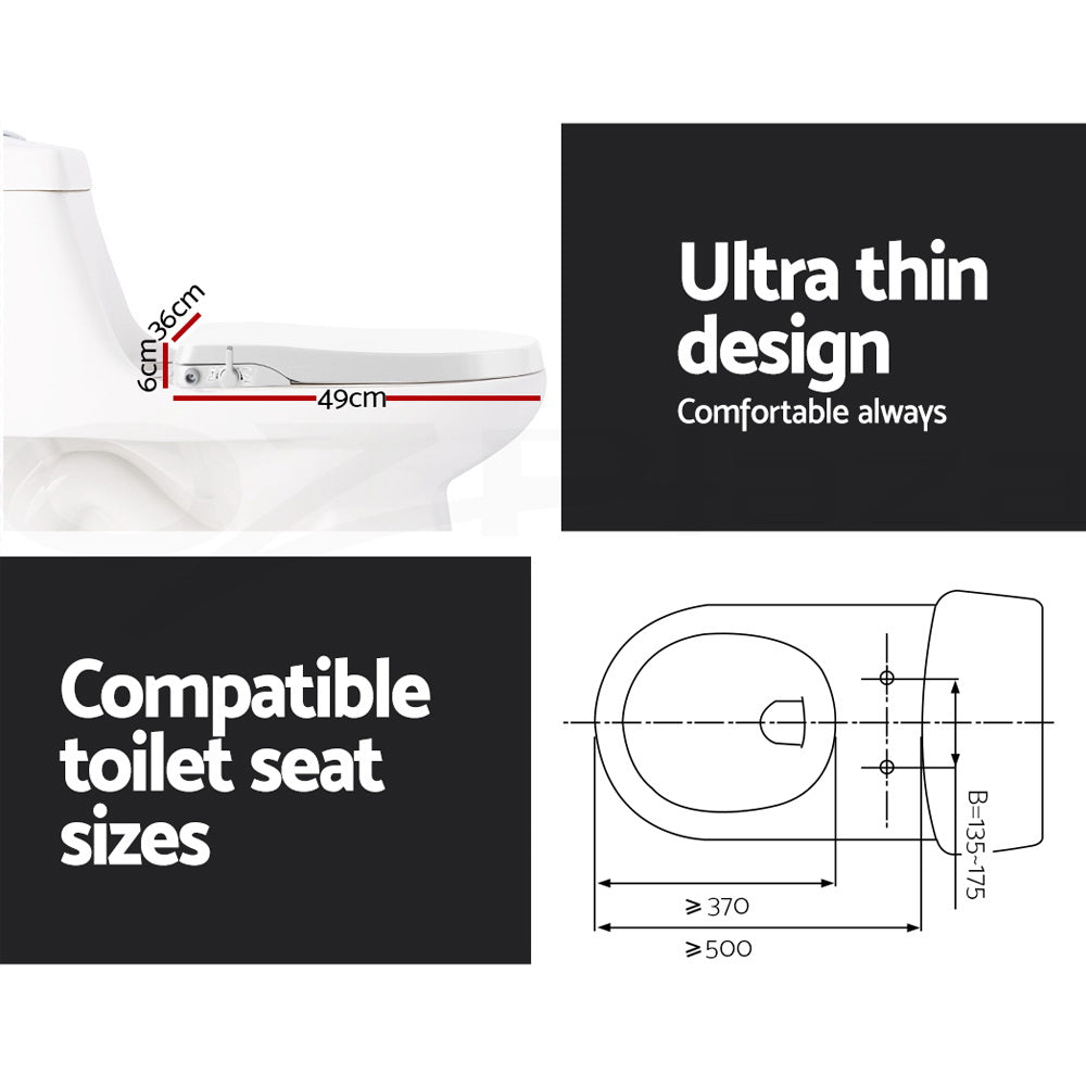 Cefito Non-electric Bidet Toilet Seat Cover 49cm x 36cm, Self-cleaning Nozzles - SuperSaverAU - view 6